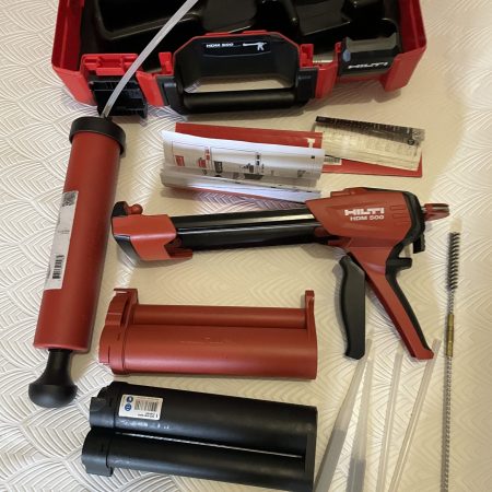 Pince d'injection manuelle pour scellement chimique HDM 500 :neuve