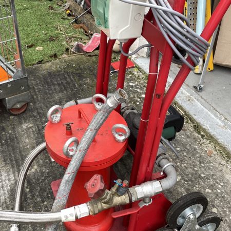 detartreuse desembouse sur chariot