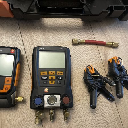 TESTO 550 et 552: manifold et vacuometre electronique pour froid clim