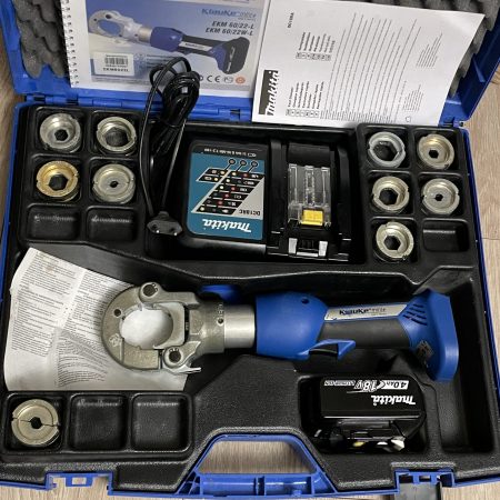 Sertisseuse electricien : KLAUKE mini+ EKM 60/22-L  avec 10 inserts