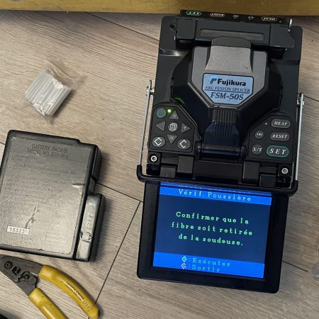 soudeuse fibre optique : FUJIKURA FSM-50S