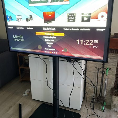 LG  55XS2E-B: Ecran Pour vitrine Full HD, affichage dynamique avec support