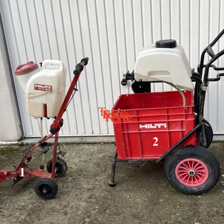HILTI : chariot de scillage , rangement et transport , pompe relavage