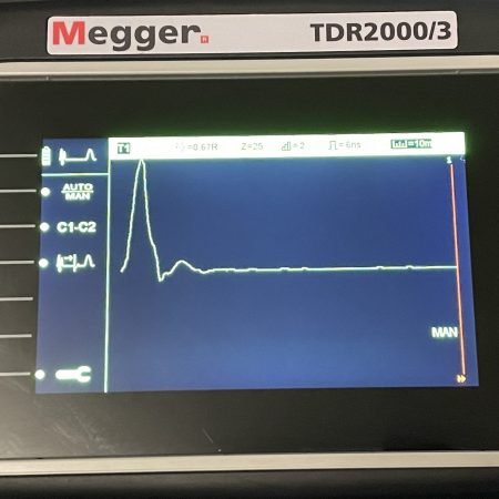 Echomètre Megger TDR2000/3 Echomètre TDR pour localisation de défauts