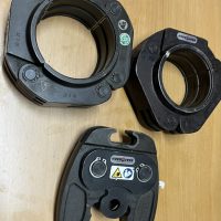 Lot bagues sertissage Novopress U75 U90 + mordache ZB202 – profil U