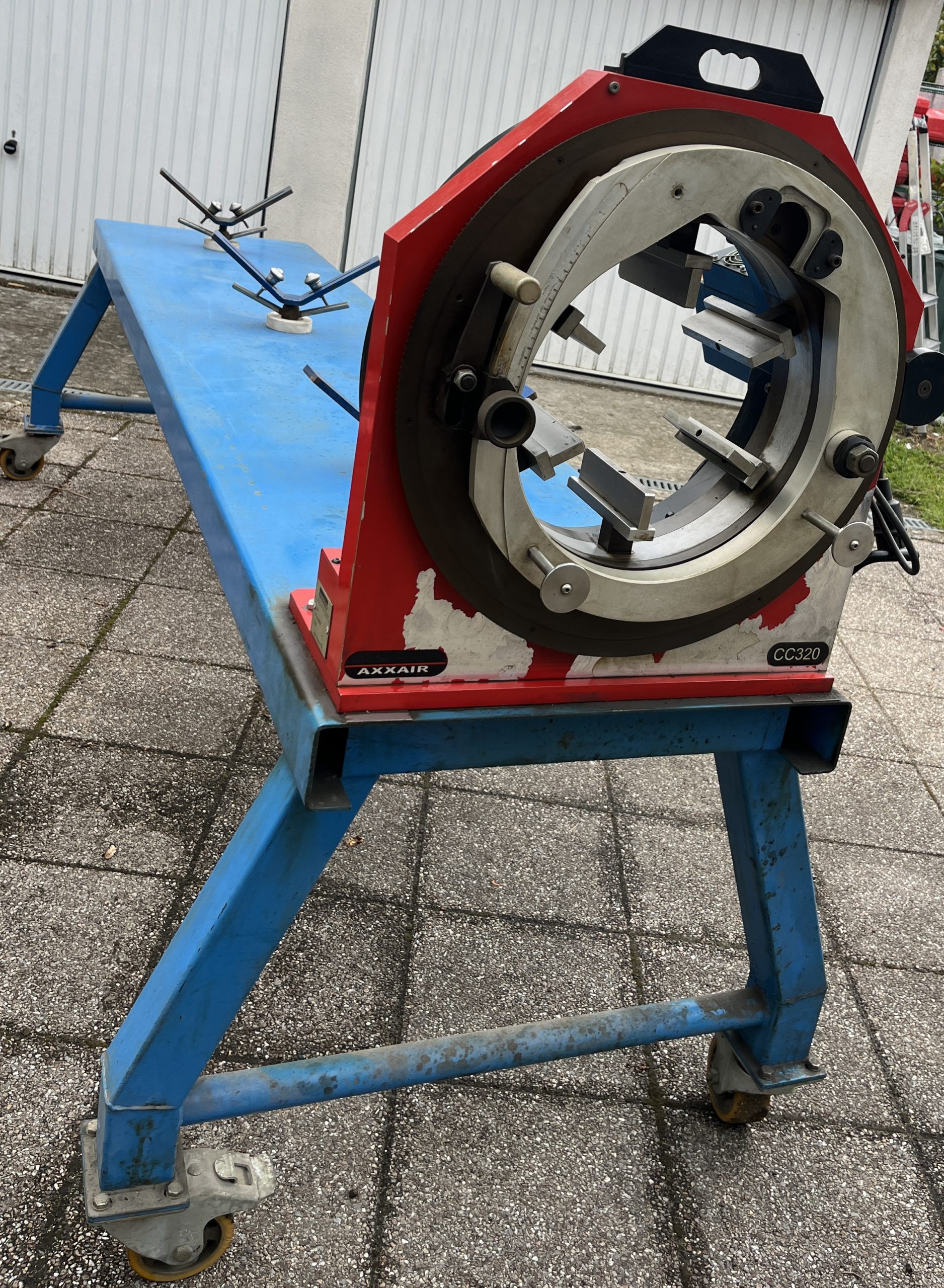 coupe tube orbital AXXAIR CC320, 170, etabli