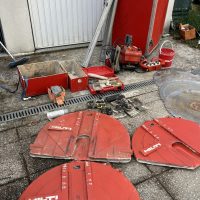 HILTI DS TS5-SE – Scie murale béton complète – 5 lames – 2 rails