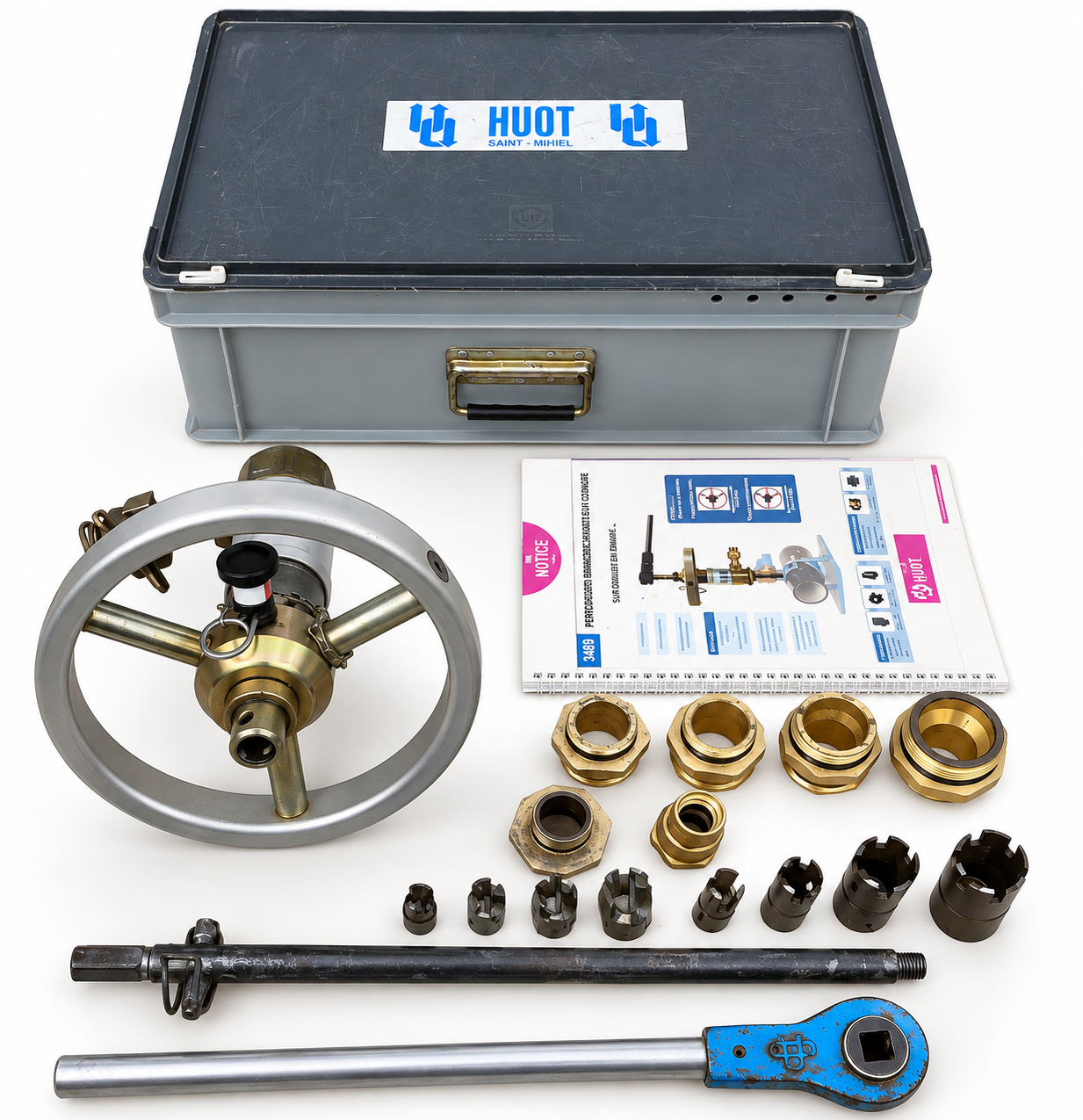 HUOT PERFORUO 3489 – Machine à percer en charge – Forets/Fraises 20 à 40 mm